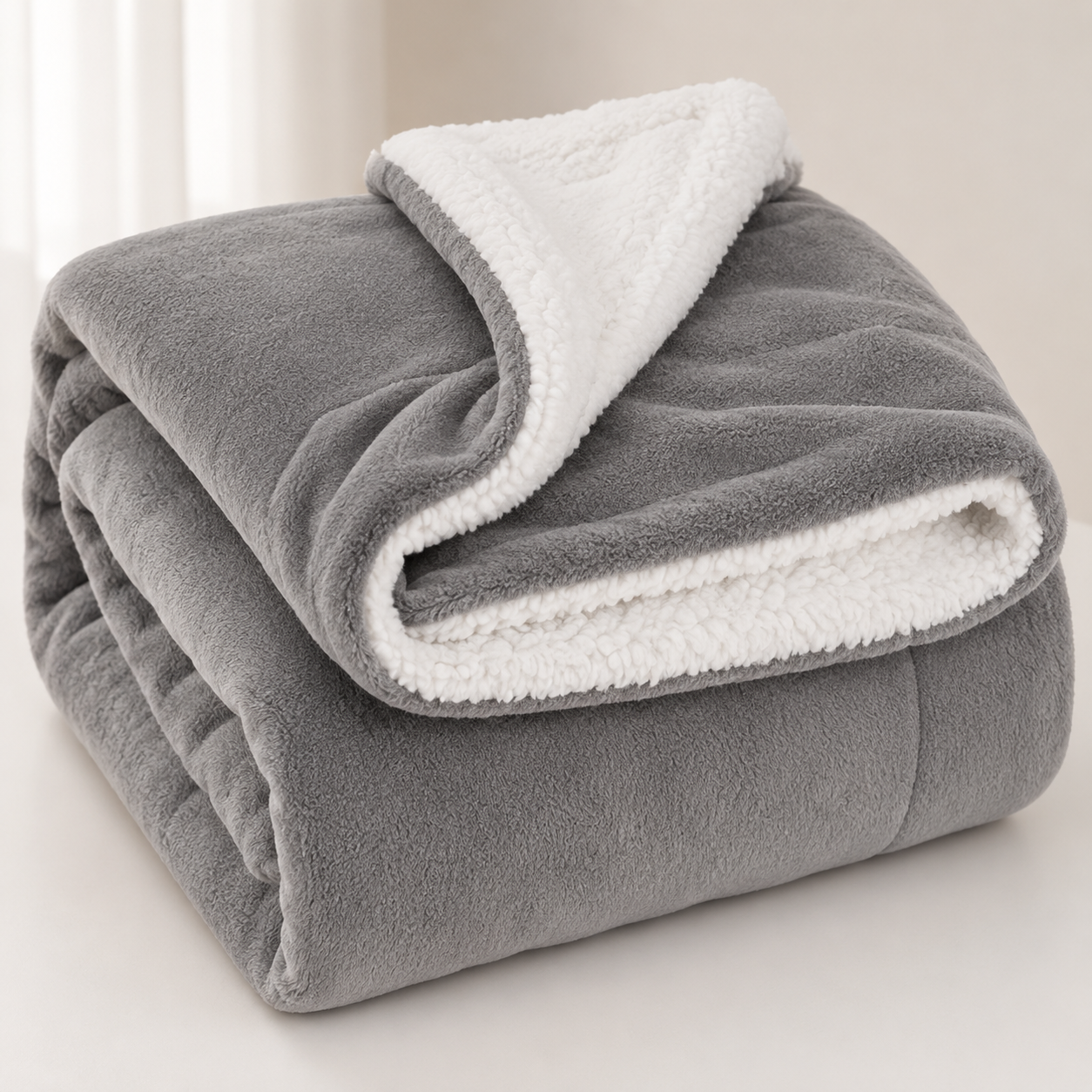 Sherpa fleece blanket